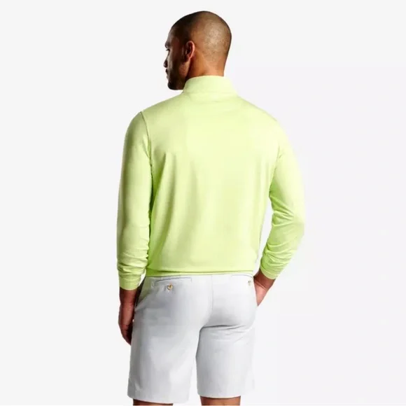 Peter Millar Crown Sport Perth Performance 1/4 Zip Men's 2XL Spritzer Golf NWT